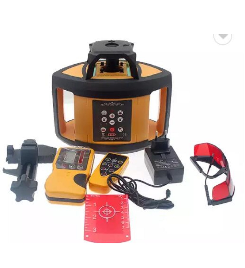 Rotary Laser Level 500M Range - Heipoe HP2010R レッドビーム 500M 範囲 360°自動水平回転レーザーレベル