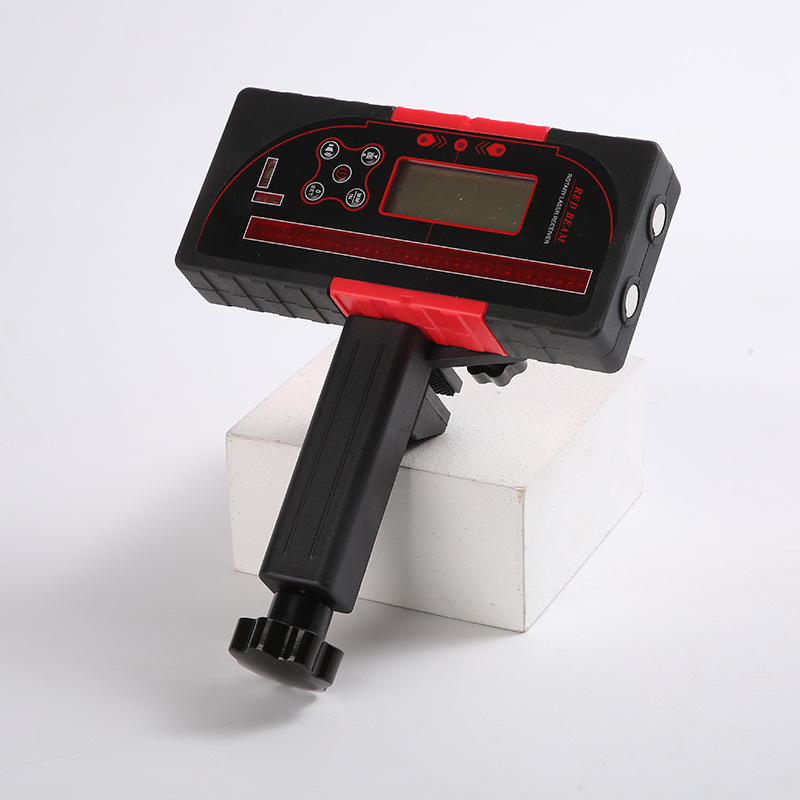 Laser Level With Receiver Detector - JP1700R ロータリーレーザーレベルレシーバー 屋外レーザー検出器 パルス検出 赤色ビーム クロスライン