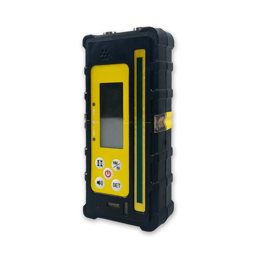 Laser Level With Receiver Detector - HEIPOE HRD600 ロータリーレーザーレベルアクセサリー 回転式赤/緑レーザー デジタル受信機/検出器 LCD付き