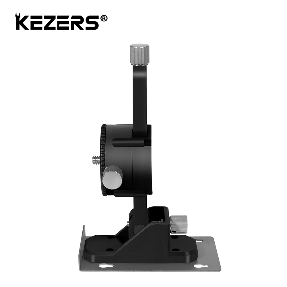 Line Laser Level Magnetic Bracket - KEZERS-3D/4Dレーザーレベル用の非常に強力な磁気ウォールブラケット,12/16インチスレッドブラケット,2/8/1/4ライン用