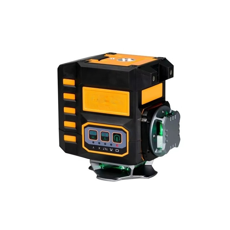 3Dクロスラインレーザーレベル、12ライン、360度自動水平 - Green Beam Laser Level 12 Line のレビューと価格