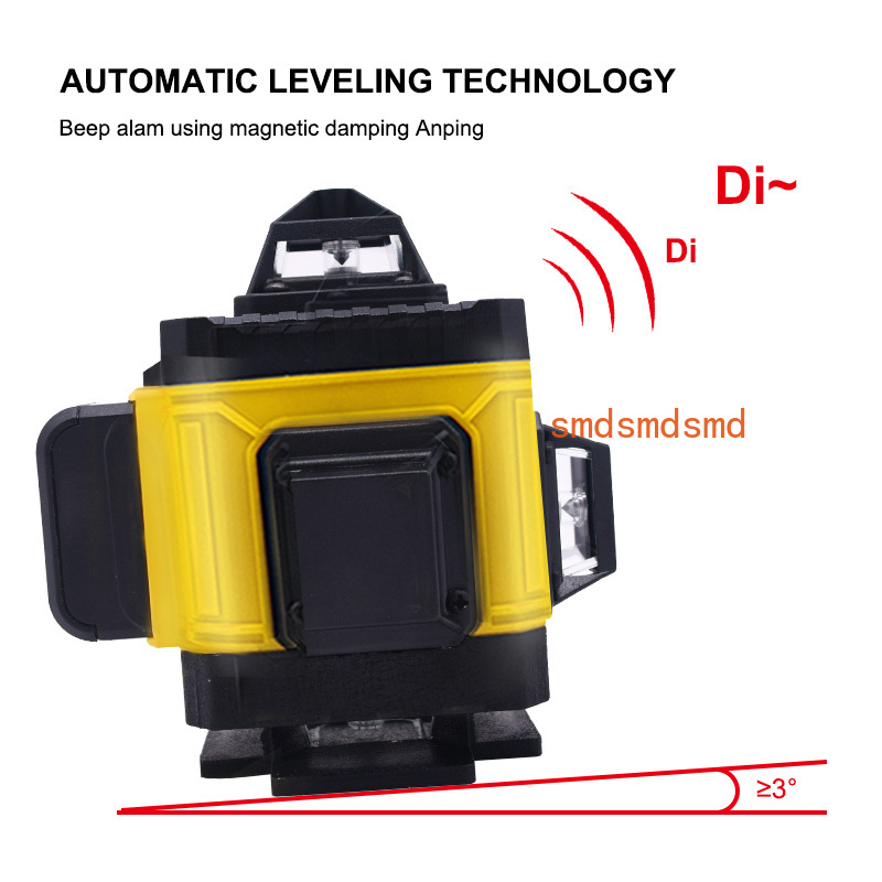16ライン4Dレーザーレベル水平＆垂直クロスライングリーンビ - Laser Level 4D 16 Line Green のレビューと価格