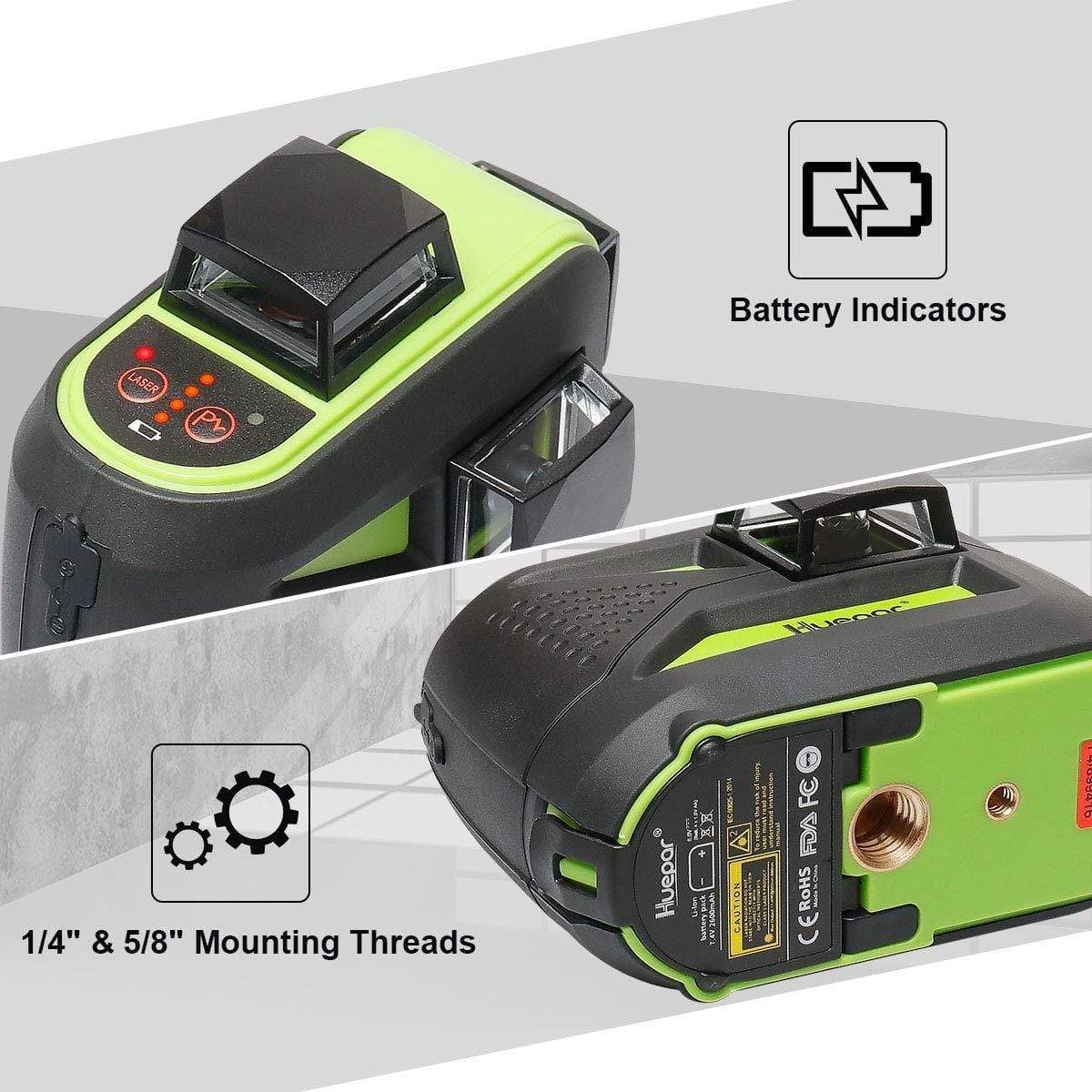 603CR 12ライン 3Dクロスレーザーレベル 自動水平調 - Laser Level 3D Cross Line Self Leveling のレビューと価格