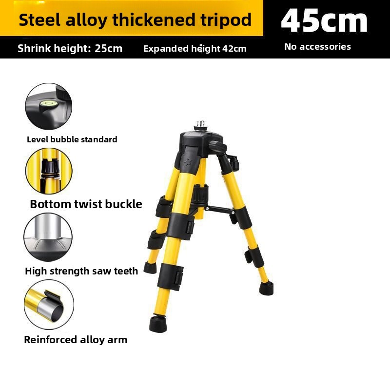 3段調節可能なレーザーレベル三脚、レーザーレベル用ヘビーデュ - Laser Level Tripod Stand 1.5M のレビューと価格