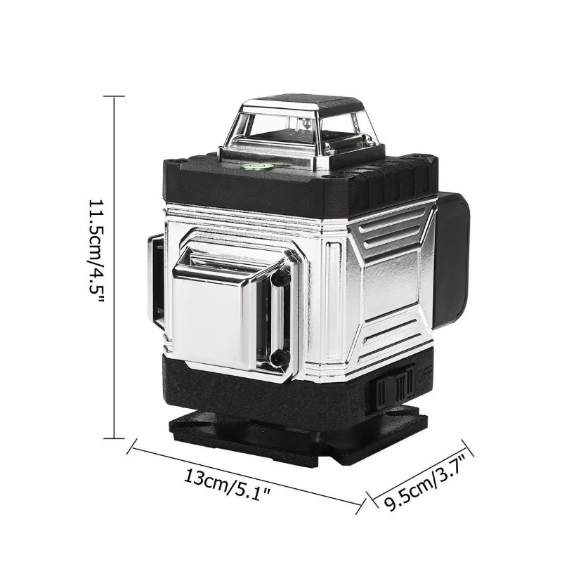 6ライングリーンレーザーレベル3D壁掛け高精度自動水平調整屋 - Laser Level Outdoor Bright Green のレビューと価格