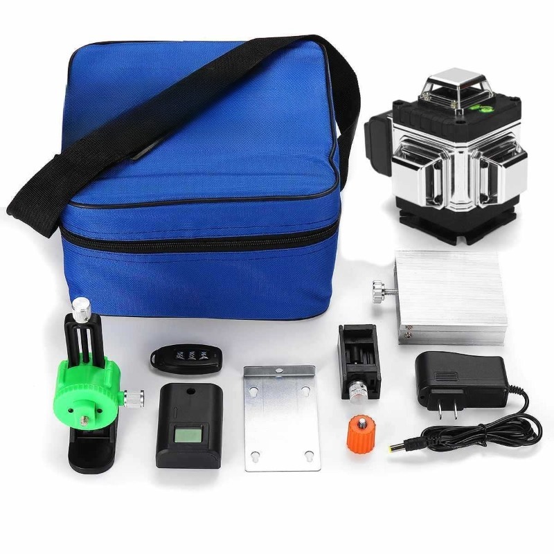 6ライングリーンレーザーレベル3D壁掛け高精度自動水平調整屋 - Laser Level Outdoor Bright Green のレビューと価格