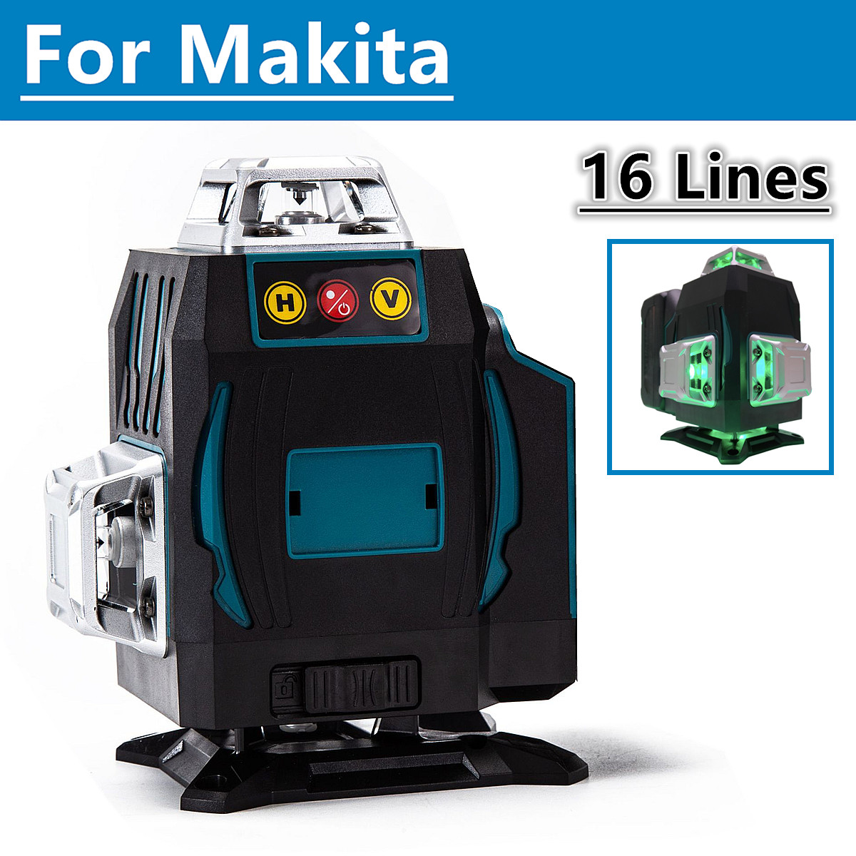 マキタ 18V バッテリー 16 ライン 4D レーザーレベ - Laser Level 4D 16 Line Green のレビューと価格