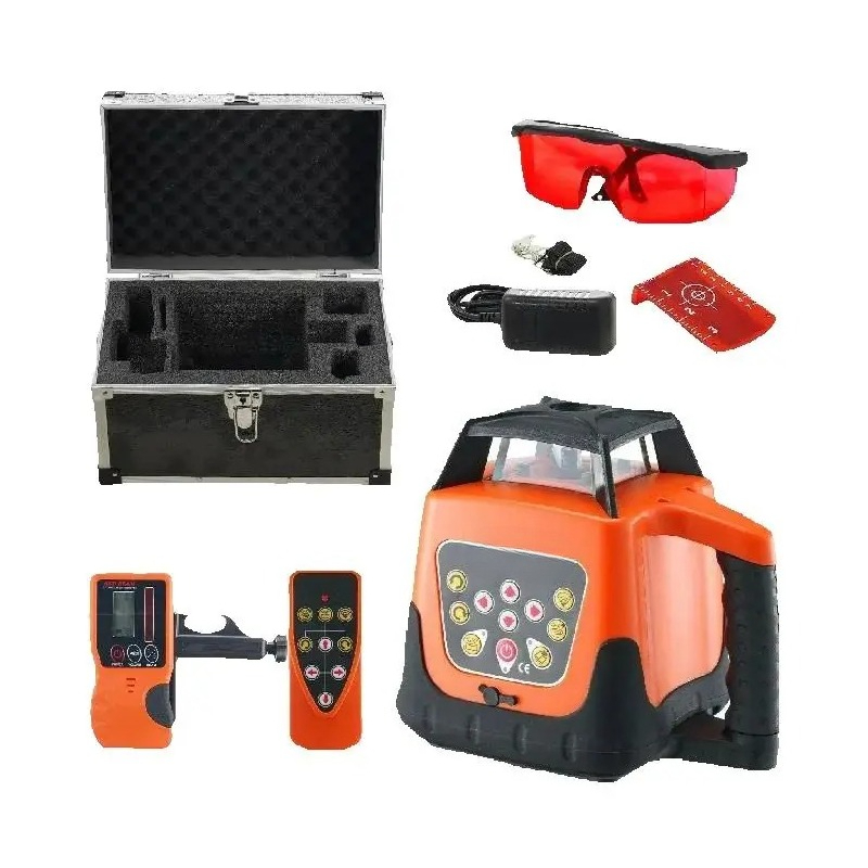レーザーレベル 360度自動水平調整 赤十字ラインレーザー  - Cross Line Laser 360 Degree のレビューと価格