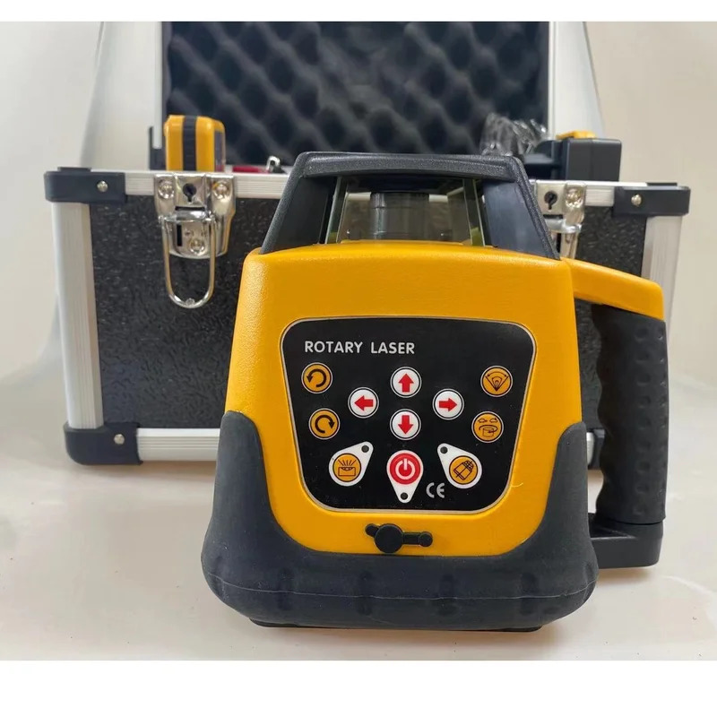 高精度自動電子セルフレベリング360°回転レーザー3D赤色ビ - Rotary Laser Level 500M Range のレビューと価格