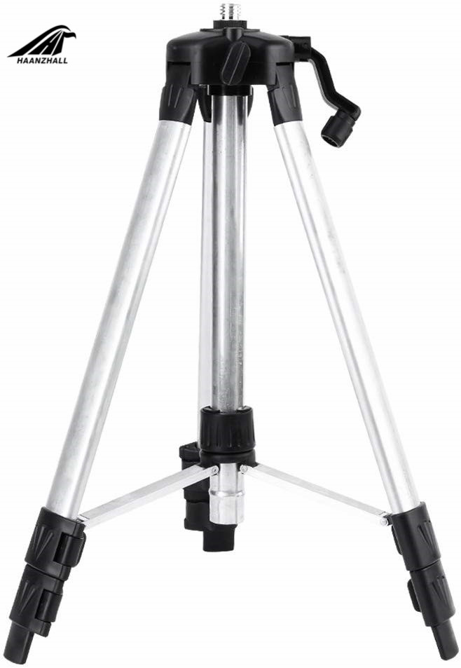 HAANZHALL レーザーレベル用三脚 高さ調整可能 厚手 - Laser Level Tripod Stand 1.5M のレビューと価格