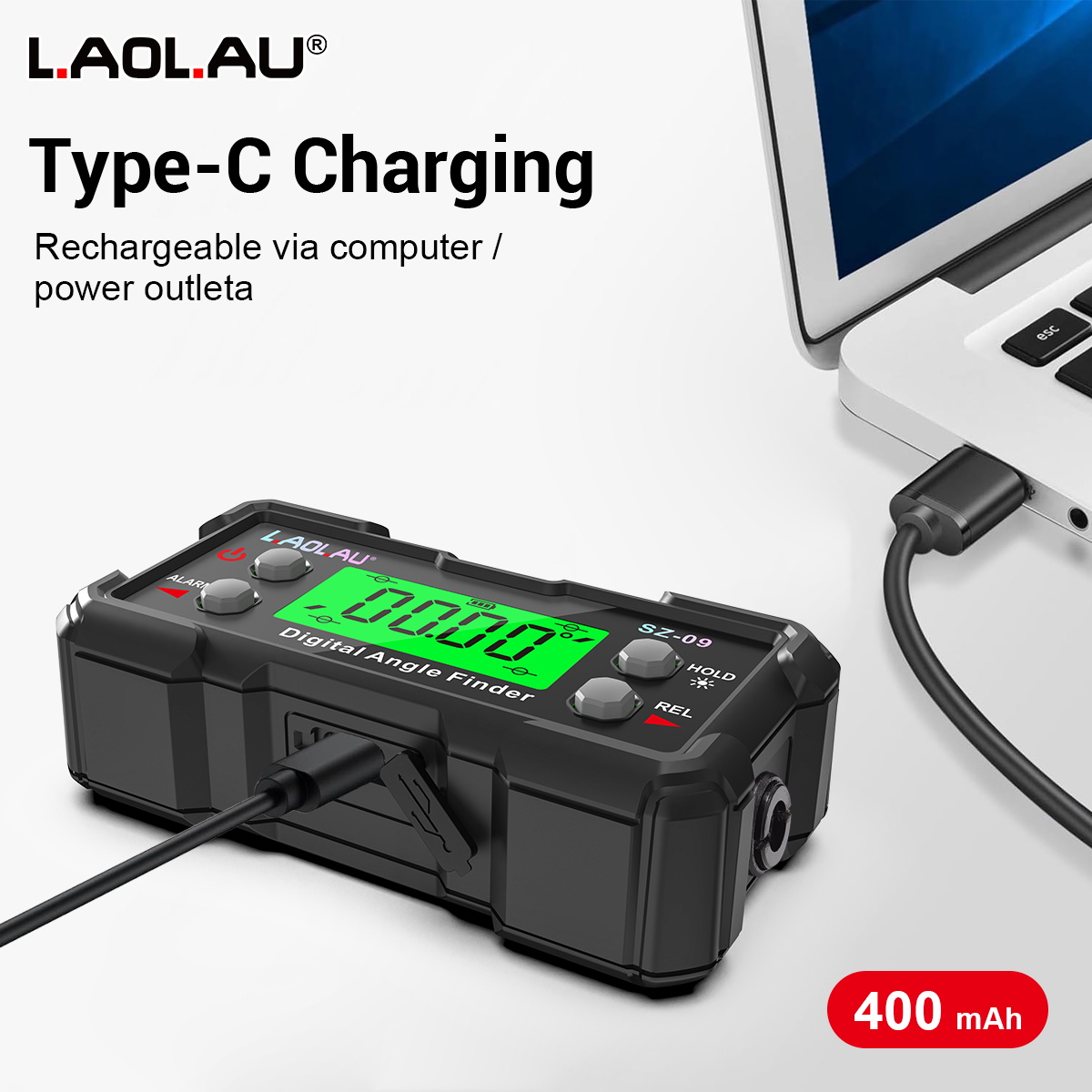 デジタルレーザーアングルゲージ USB充電式高精度傾斜計＆レ - Laser Level Rechargeable Usb のレビューと価格