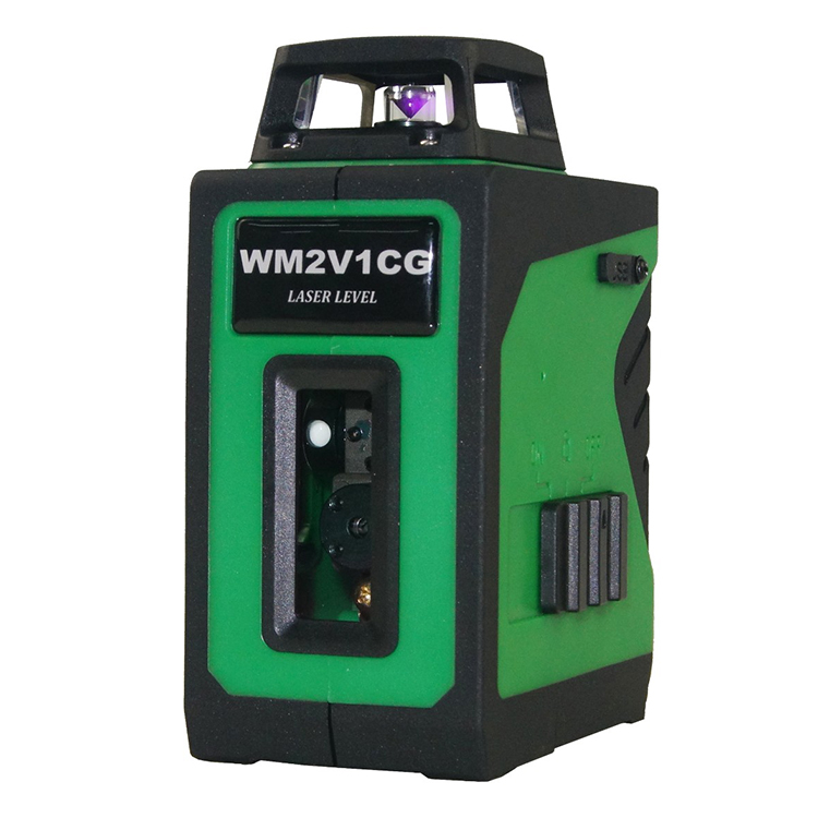 360度クロスラインレーザーレベル、水平・垂直表示、自動水平 - Green Beam Laser Level 12 Line のレビューと価格