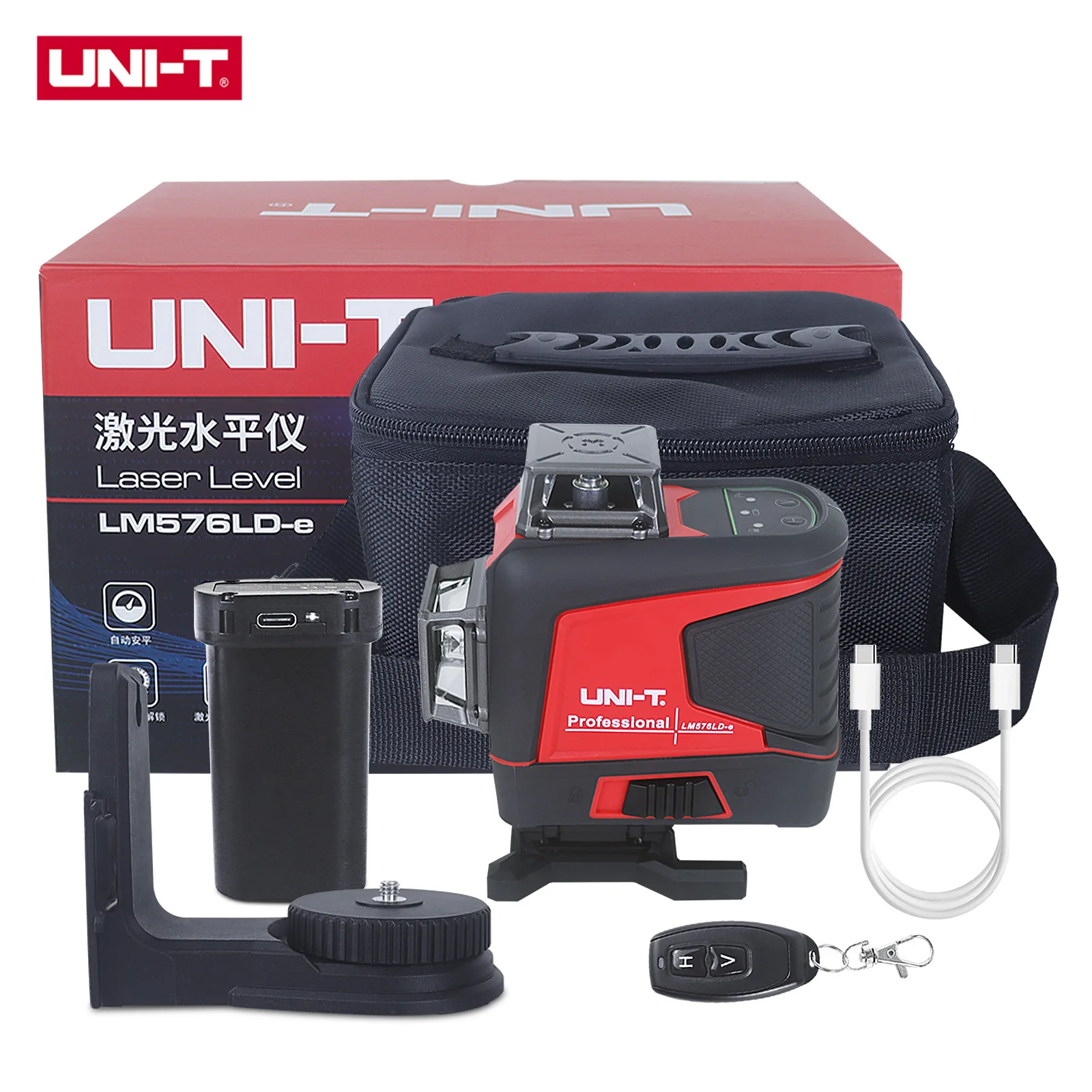 UNI-T LM575LD-e 3D 12ライン グリーンレ - Laser Level 3D Cross Line Self Leveling のレビューと価格