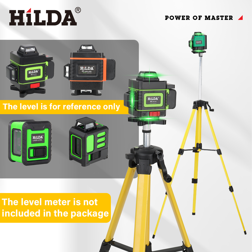 HILDA レーザーレベル三脚 5/8 インチインターフェー - Laser Level Tripod Stand 1.5M のレビューと価格