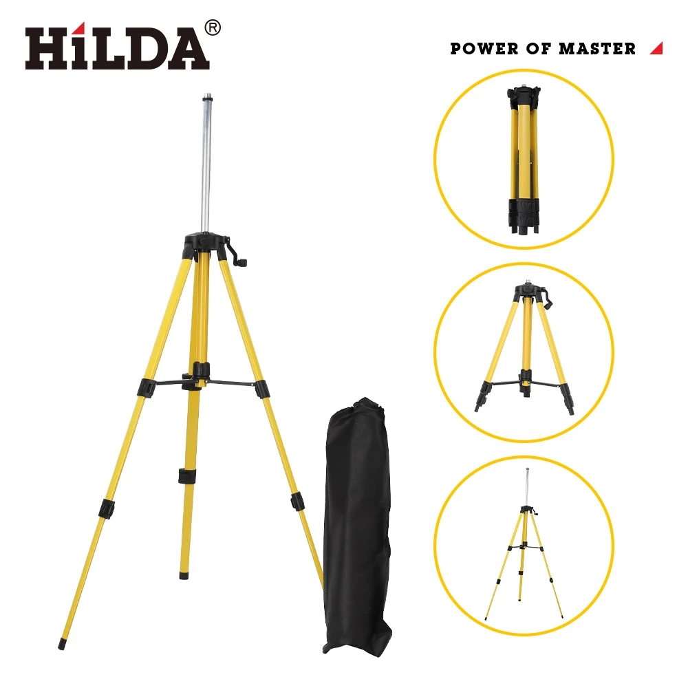 HILDA レーザーレベル三脚 5/8 インチインターフェー - Laser Level Tripod Stand 1.5M のレビューと価格