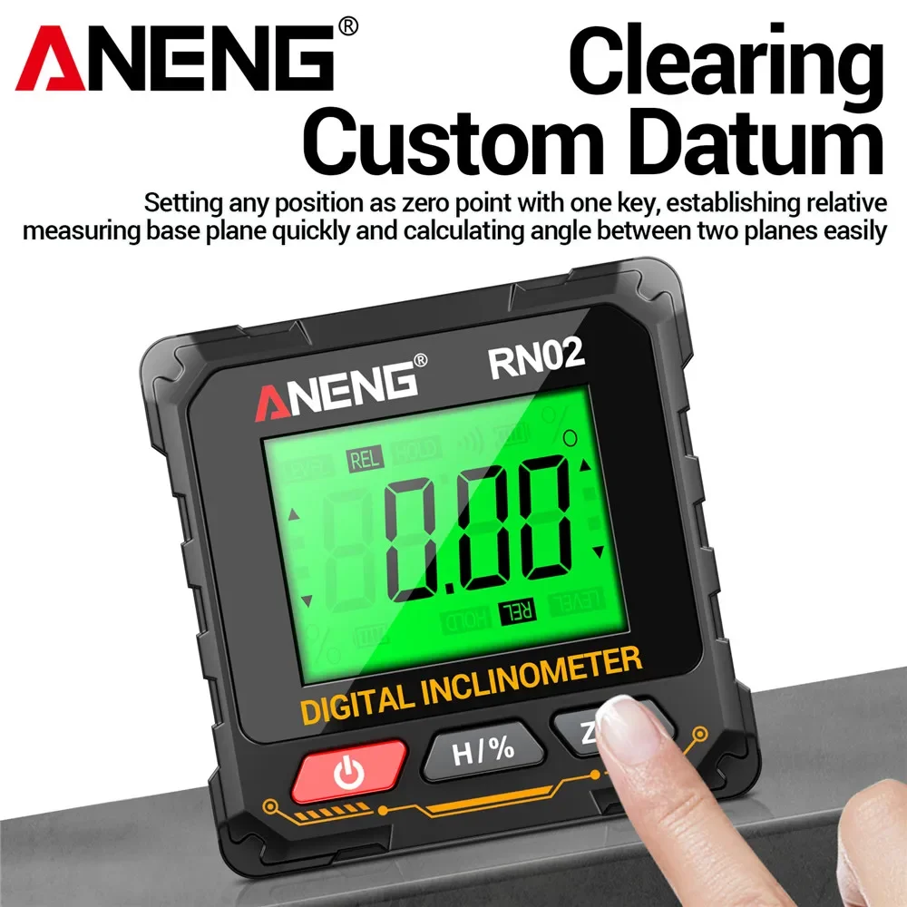 磁気式デジタル角度測定器 ANENG RN03 レーザー傾斜 - Laser Level Rechargeable Usb のレビューと価格
