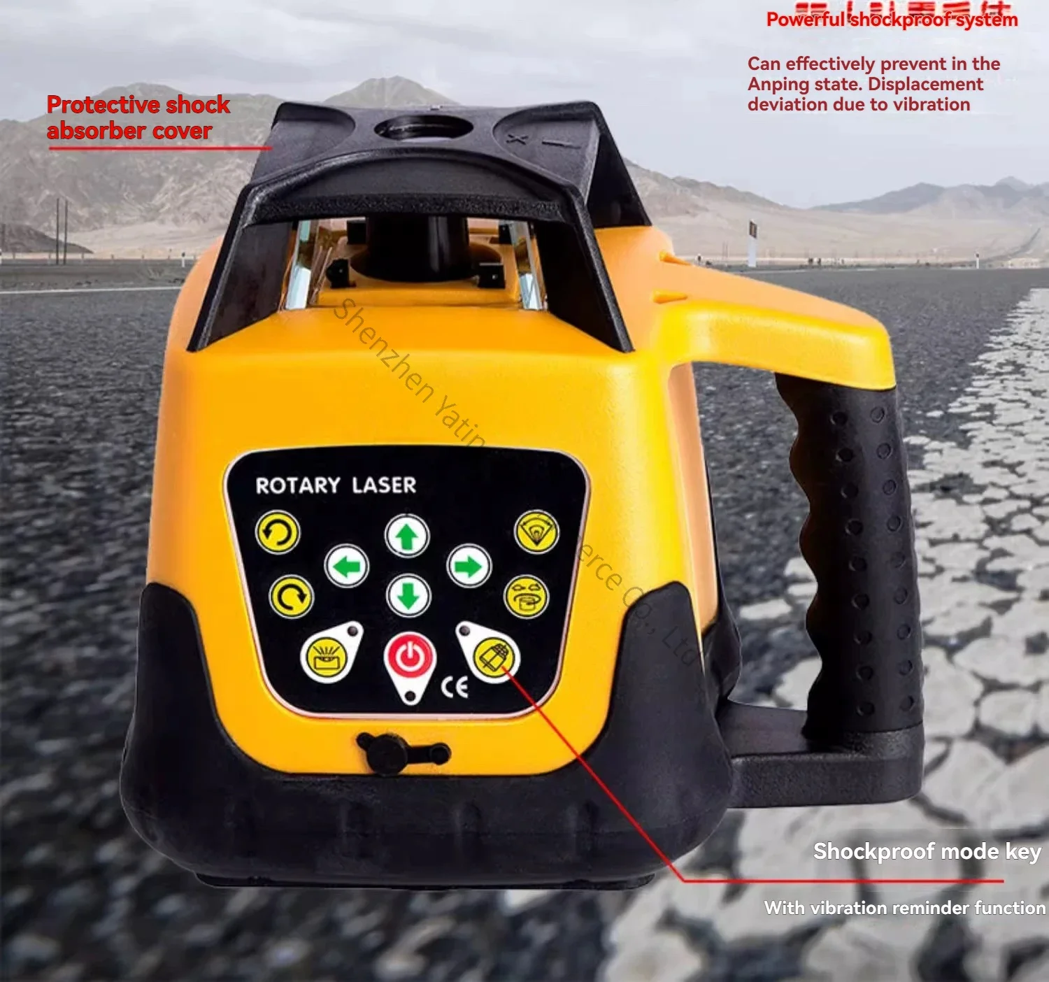 グリーンビーム回転式レーザーレベル – 完全自動電子水平調整 - Rotary Laser Level 500M Range のレビューと価格