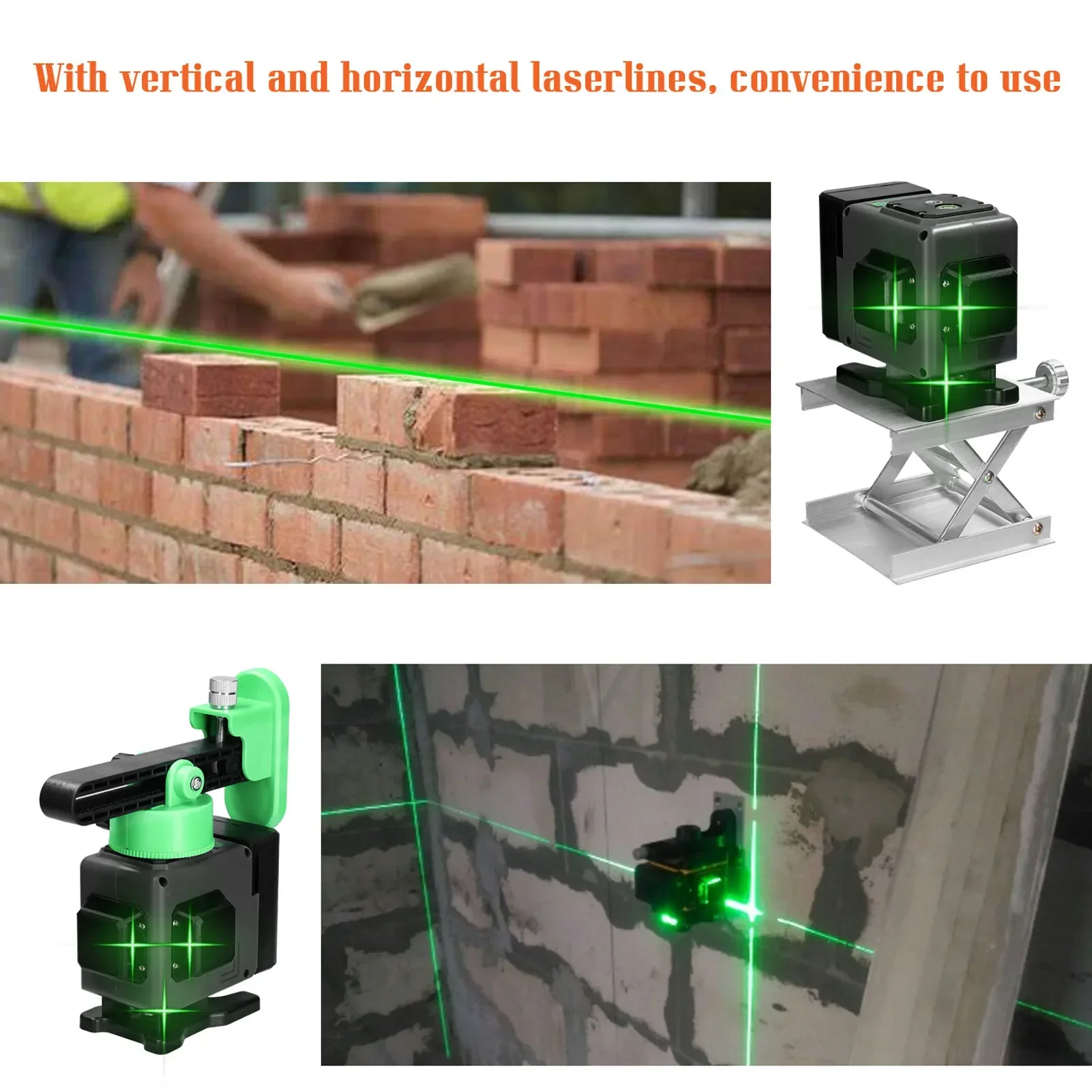 ホットセールレーザーレベル3 °   セルフレベリングマシン - Laser Level Rechargeable Usb のレビューと価格