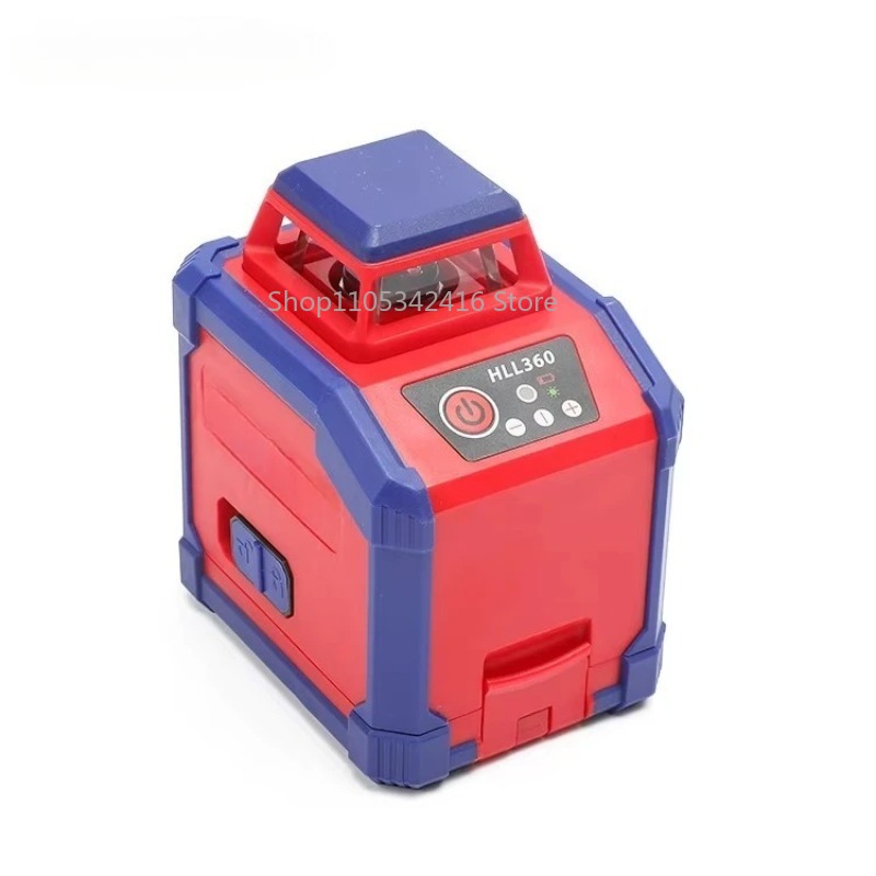 360度自動水平調整赤色レーザーレベル、水平垂直クロスライン - Cross Line Laser 360 Degree のレビューと価格