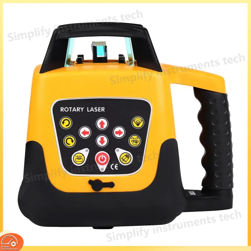 360度回転式自動水平調整レーザーレベル水平垂直クロスライン - Rotary Laser Level 500M Range のレビューと価格