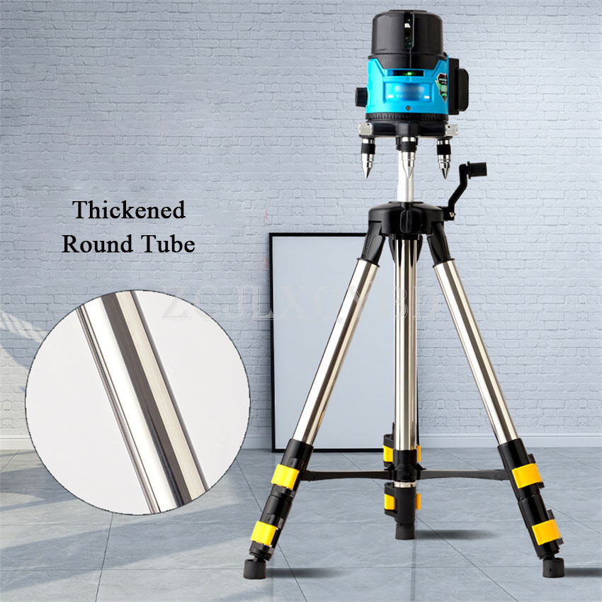 ステンレス製延長バー付き三脚スタンド。0.45m、1.2m、 - Laser Level Tripod Stand 1.5M のレビューと価格