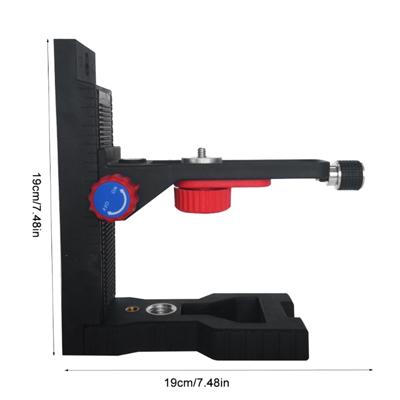 レーザーレベル磁気ブラケット L 字型調整可能 5/8 イン - Line Laser Level Magnetic Bracket のレビューと価格