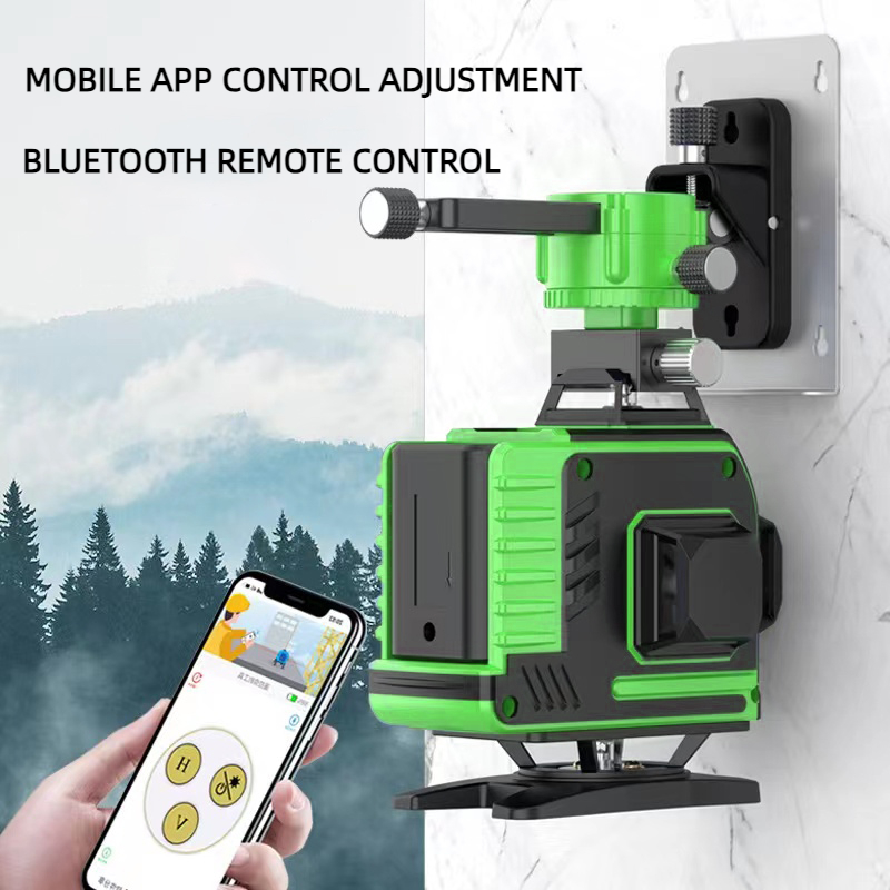 三脚/ニベルAレーザー 16ライン プロ仕様グリーンレーザー - Laser Level 4D 16 Line Green のレビューと価格