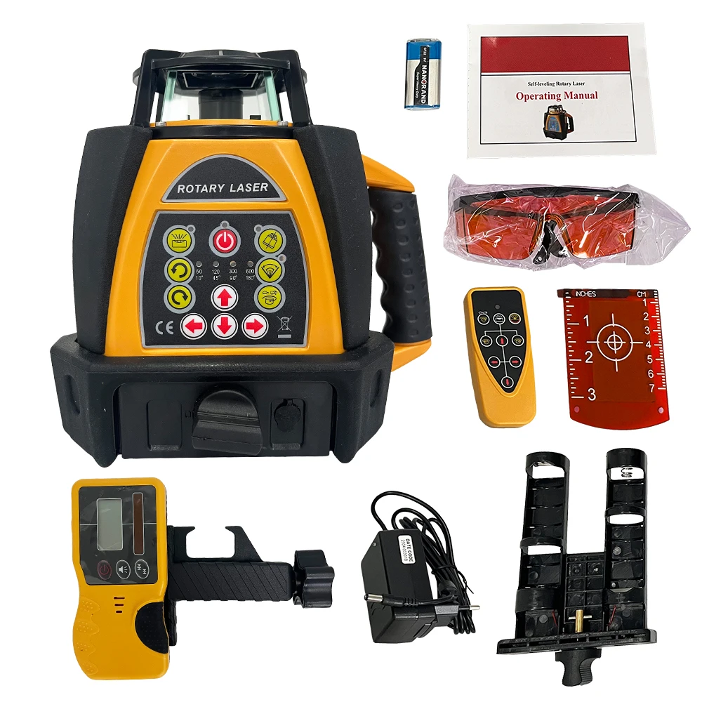 HEIPOE 204R 赤色ビーム 500m測定範囲 自動水 - Rotary Laser Level 500M Range のレビューと価格