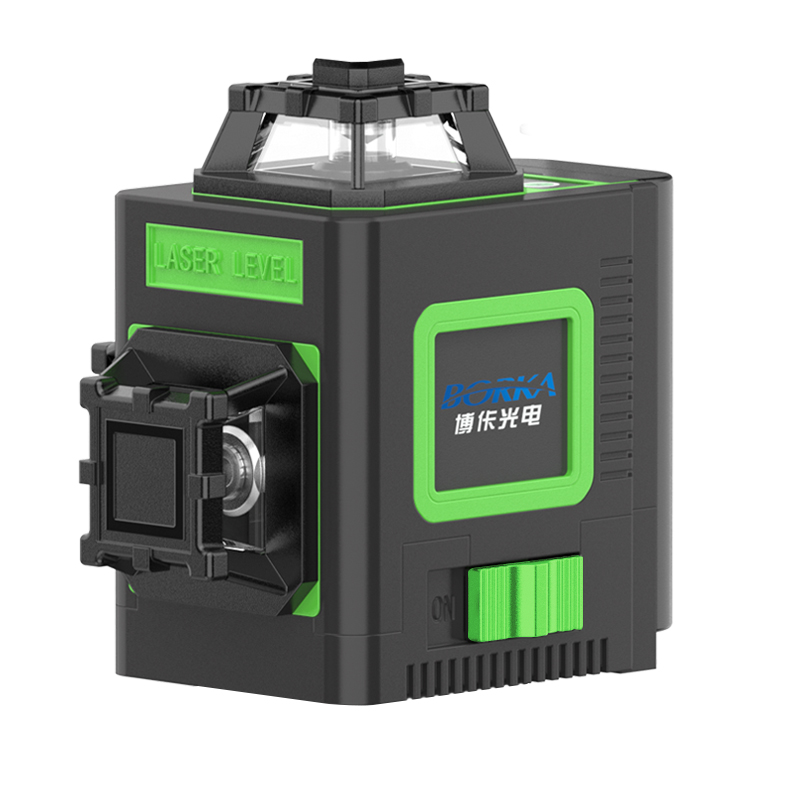 新しい12ラインLCDスクリーンディスプレイレーザーレベル、 - Green Beam Laser Level 12 Line のレビューと価格