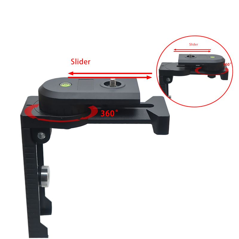壁掛け式360度回転磁気ブラケット器具ホルダー（1/4インチ - Line Laser Level Magnetic Bracket のレビューと価格