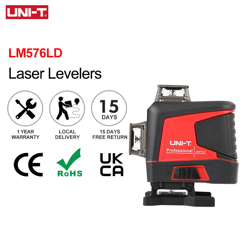 UNI-T レーザーレベル 360° 12/16ライン 3D - Green Beam Laser Level 12 Line のレビューと価格