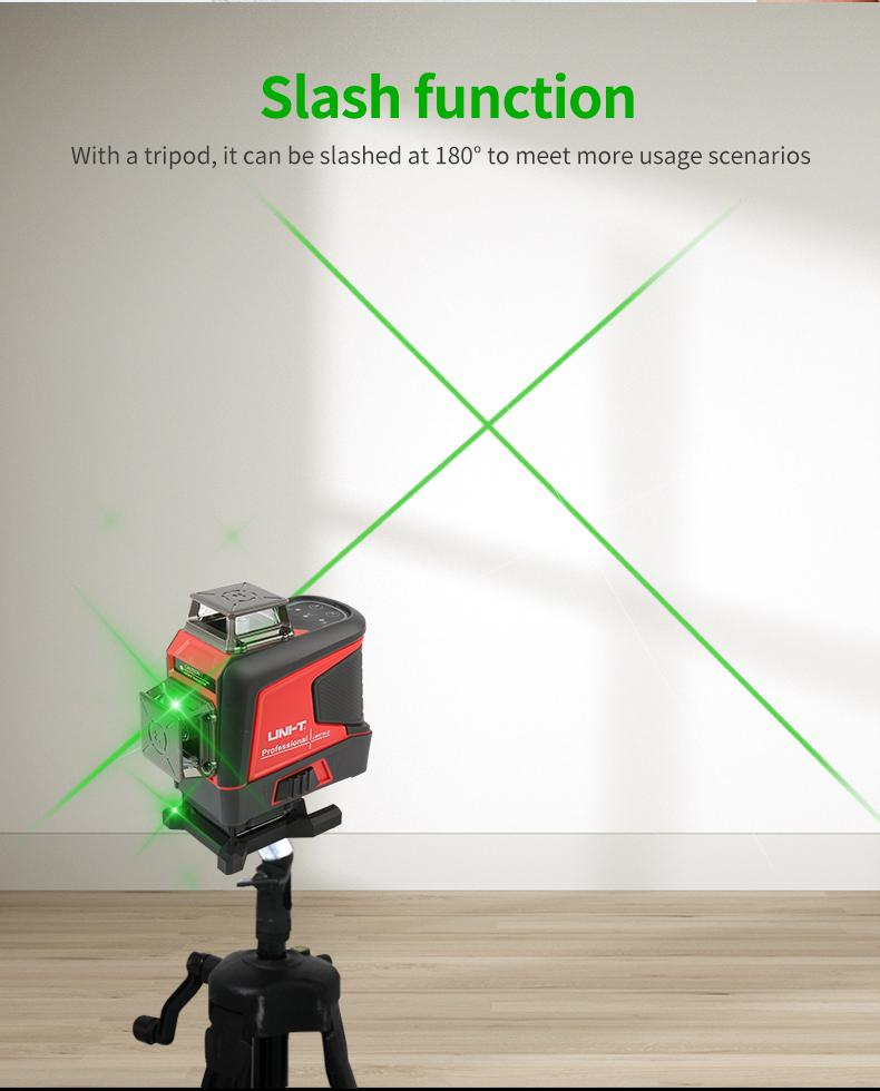 UNI-T レーザーレベル 360° 12/16ライン 3D - Green Beam Laser Level 12 Line のレビューと価格